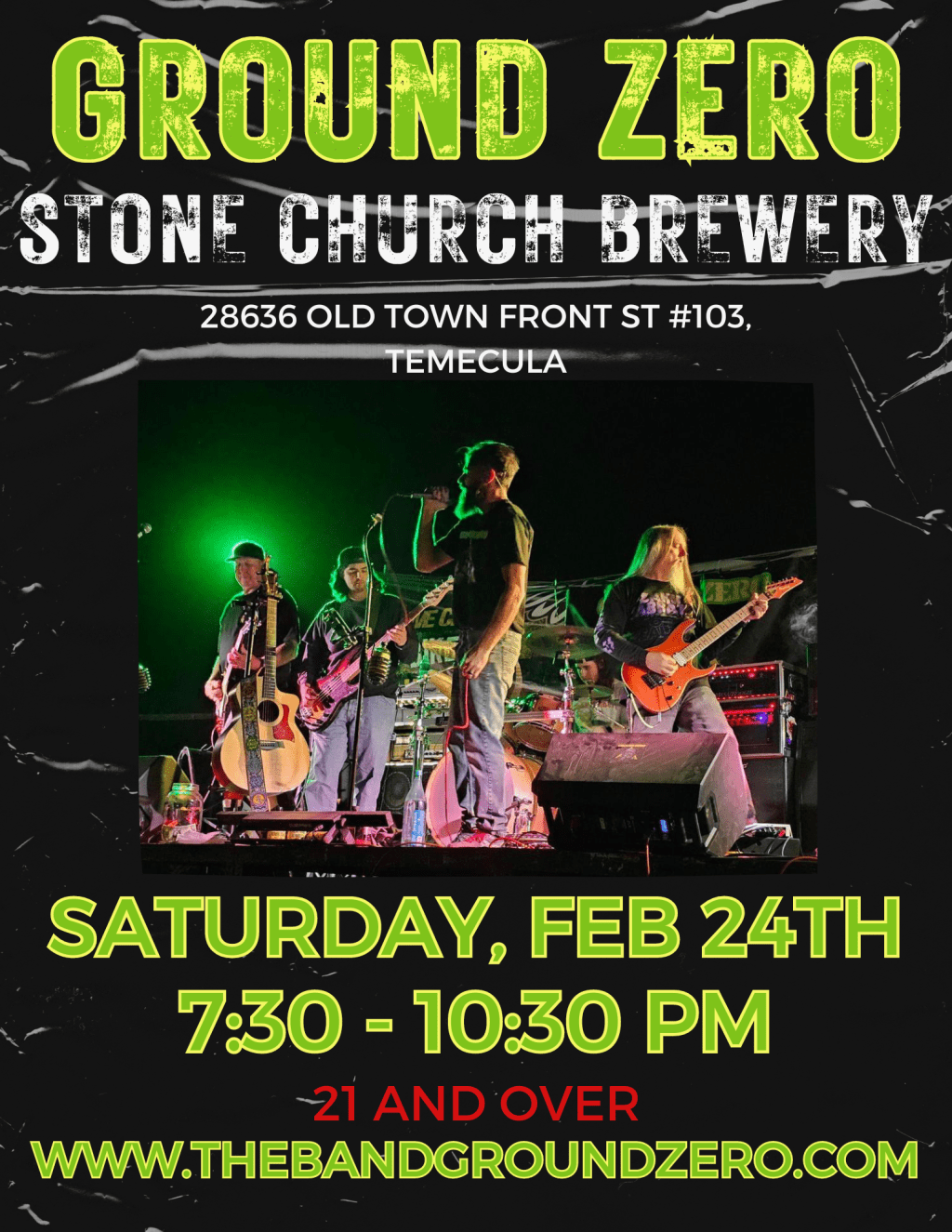 Feb 24 – Stone Church Brewery